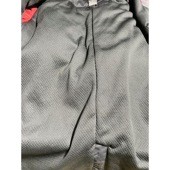 Victorinox Winter Coat Women's Large Heavy Duty Black Lined With Hidden Hood - Picture 8 of 9